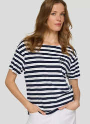 Rabe Striped T-Shirt Navy/White