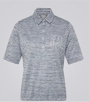Rabe Striped Polo Tee Navy/Grey