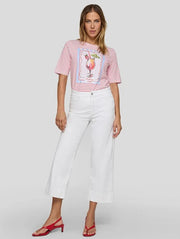 Rabe Striped T-Shirt Coral
