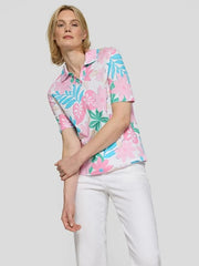 Rabe Polo Shirt Floral Print