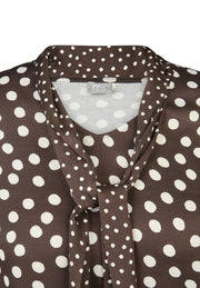 Rabe Blouse Polka Dot Mocha