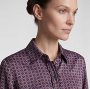 Rabe Shirt Geo Print Merlot