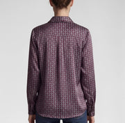 Rabe Shirt Geo Print Merlot