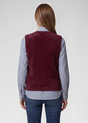 Rabe Knit Vest Merlot