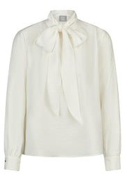Rabe Blouse With Bow Tie Off-white