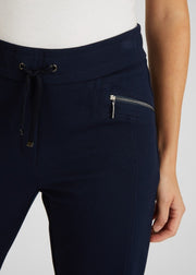 Rabe Tie Waist Trousers Navy