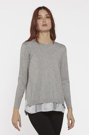 Scorzzo Knitted Jumper Grey