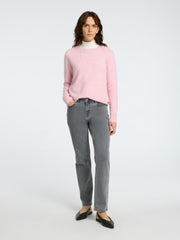 Selected Femme Lulu Knit Jumper Mauve Melange