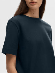 Selected Femme Tee Dark Sapphire