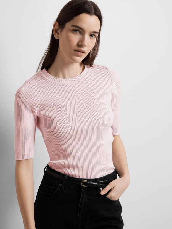 Selected Mala Knit Top Cradle Pink