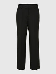 Selected Femme Rita Wide Leg Trousers Black