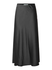 Selected Femme Lena High Waist Midi Skirt Volcanic Ash