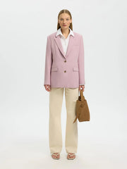 Selected Femme Rita Classic Blazer Mauve Melange