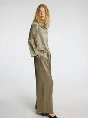 Selected Femme Selene Wide Leg Trouser Vetiver