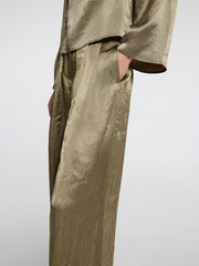 Selected Femme Selene Wide Leg Trouser Vetiver