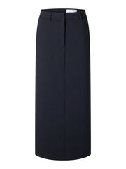 Selected Femme Rita High Waist Long Skirt Dark Sapphire