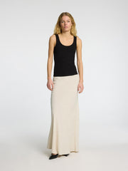 Selected Femme Viva Lena Skirt Sandshell
