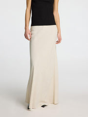 Selected Femme Viva Lena Skirt Sandshell