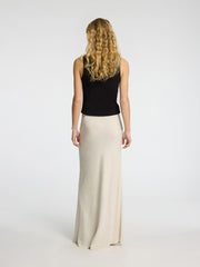 Selected Femme Viva Lena Skirt Sandshell