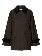Selected Femme Wilma Jacket Chocolate/Black