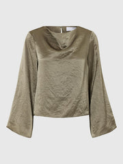 Selected Femme Selene Top Vetiver