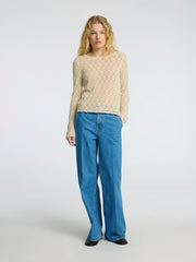 Selected Femme Niva Knit Top Birch