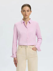 Selected Femme Romie Fitted Shirt Orchid