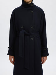 Selected Femme Madeline Coat Navy