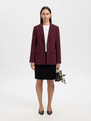 Selected Femme Darla Knit Skirt Black