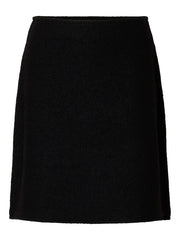 Selected Femme Darla Knit Skirt Black