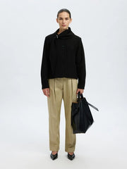 Selected Femme Darla Knit Jacket Black