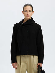 Selected Femme Darla Knit Jacket Black