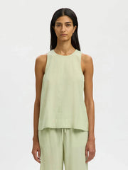 Selected Femme Luisa Linen Top Lint