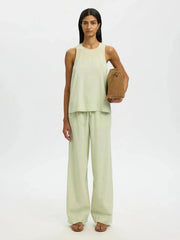 Selected Femme Luisa Linen Top Lint