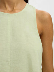 Selected Femme Luisa Linen Top Lint