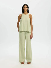 Selected Femme Luisa Linen Blend Pants Lint