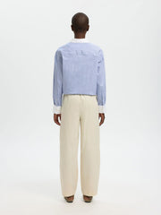 Selected Femme Loose Barrel Pants Birch