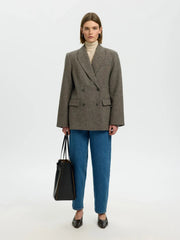 Selected Femme Reeda Wool Blend Blazer