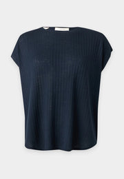 Selected Femme Naja Knit Top Dark Sapphire