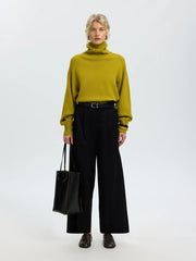Selected Femme Ellie Knit Jumper Fern Green