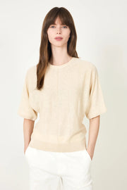 Selected Femme Jane Knit Top Sandshell