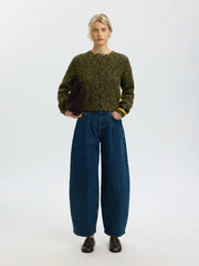Selected Femme Kat Knit Cardi Fir Green