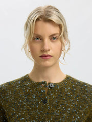 Selected Femme Kat Knit Cardi Fir Green