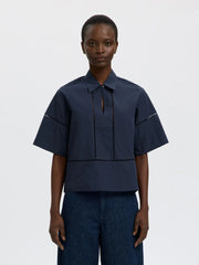 Selected Femme Delia Top Dark Sapphire