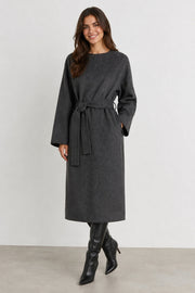 Selected Femme Mara Coat Dark Grey