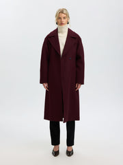 Selected Femme Valerie Coat Wine