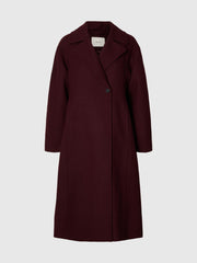 Selected Femme Valerie Coat Wine