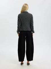 Selected Femme Clea Short Blazer Black Multi