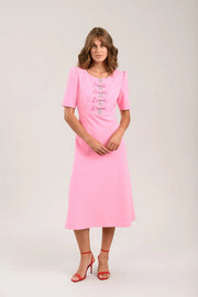Sisters by CK Jubilee Midi Dress Candy Pink