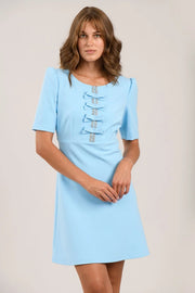 Sisters by CK Jubilee Short Dress Powder Blue